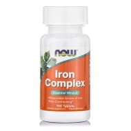 IRON COMPLEX, NON-GMO VEGAN | 100 TABLETS