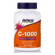 C-1000 W/ ROSEHIPS, NON-GMO VEGAN | 100 TABLETS